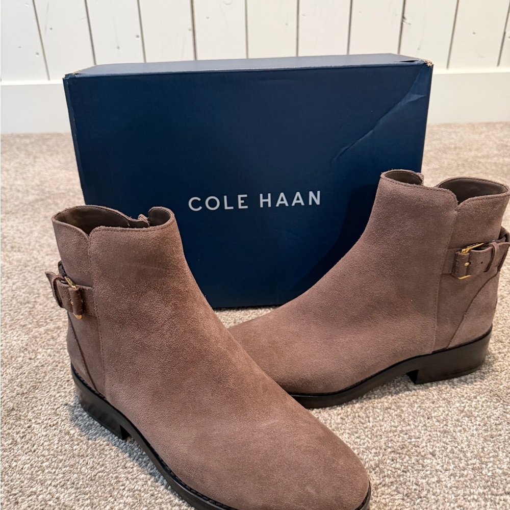 Cole Haan Lava Suede Hampshire Bootie